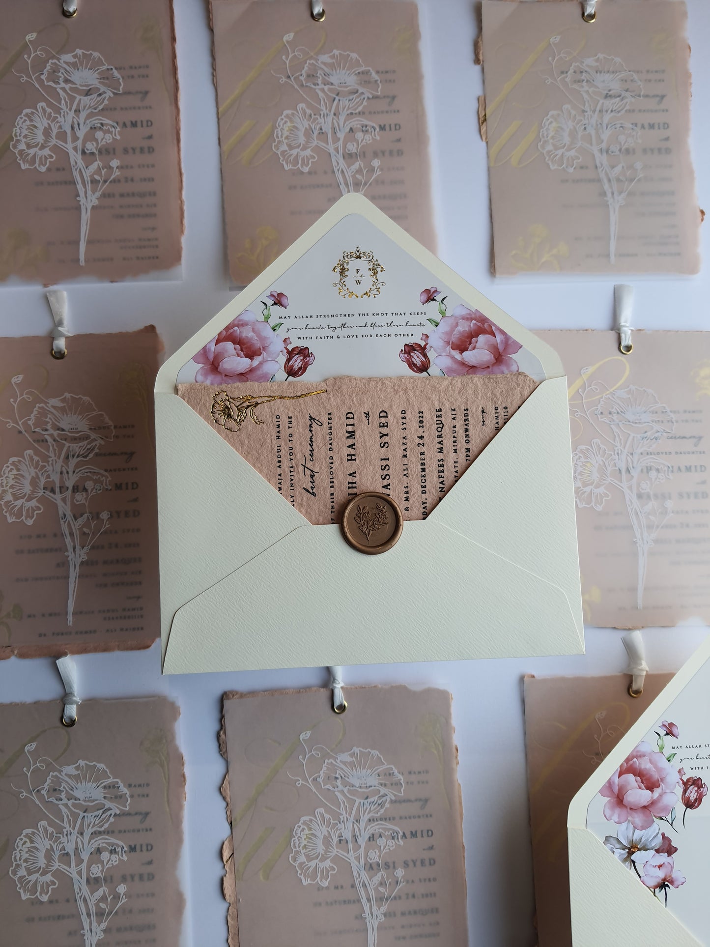 Handmade Paper Invitation