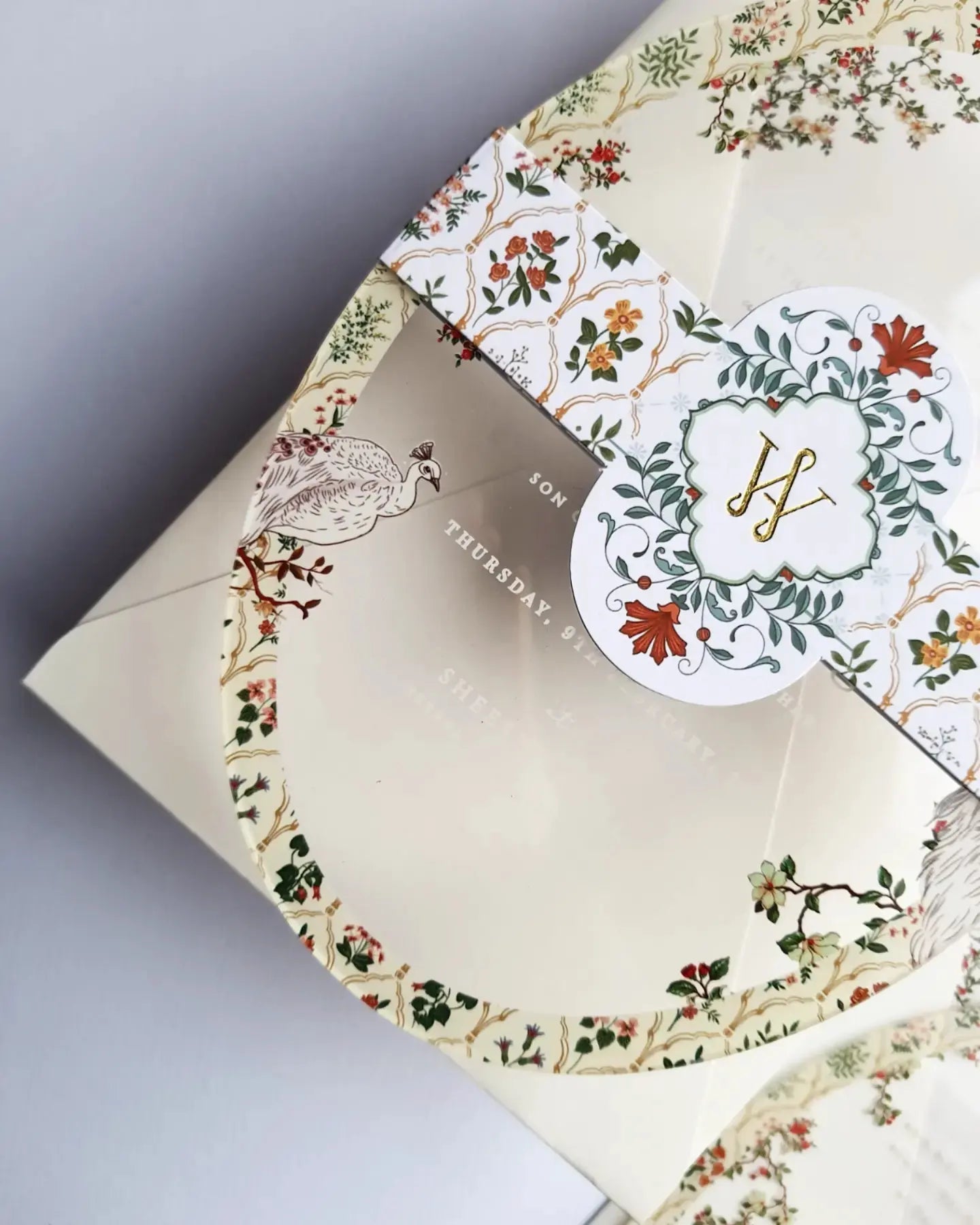 Acrylic Invitation | Mughal