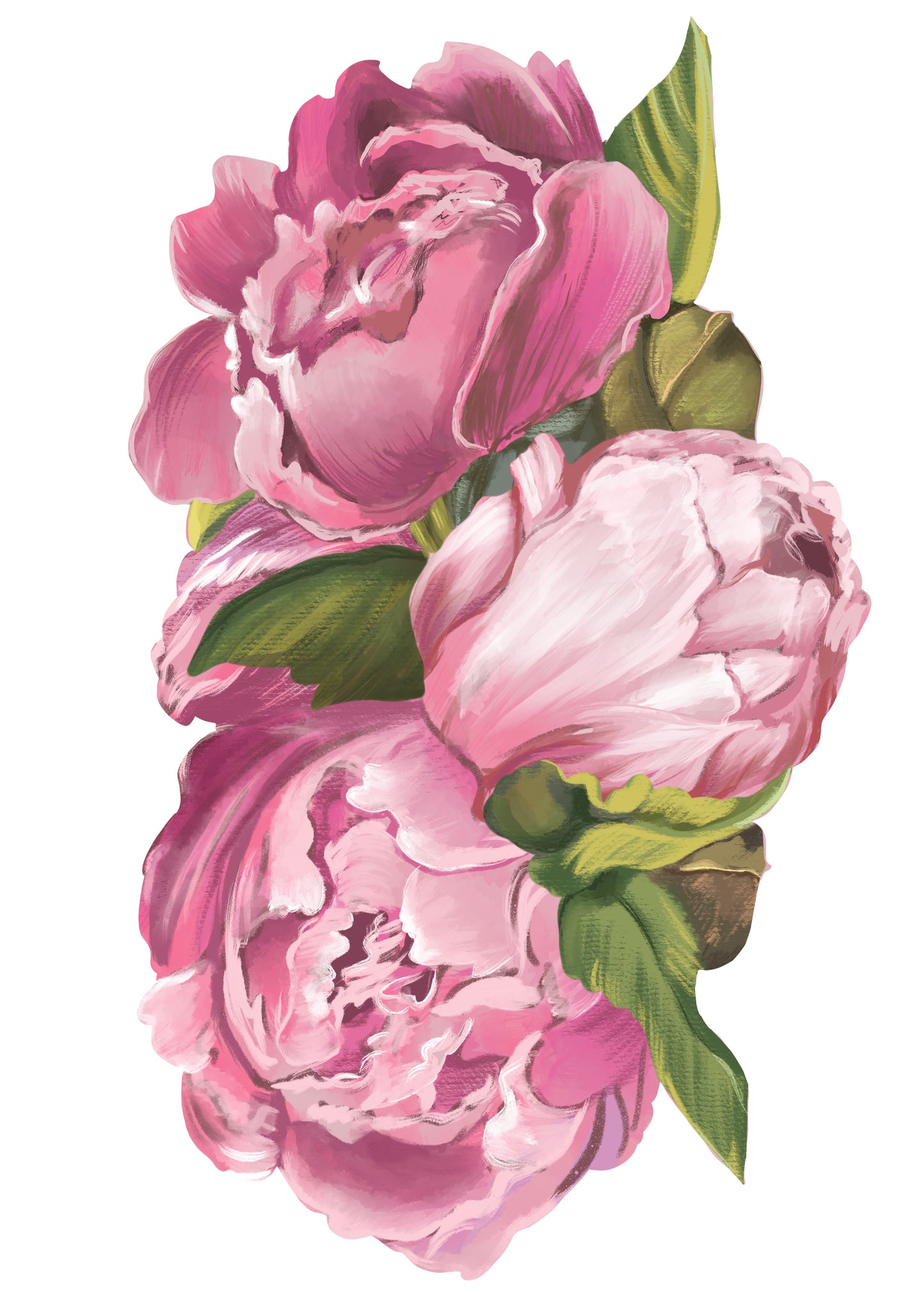 Peony dye Cut Table Card