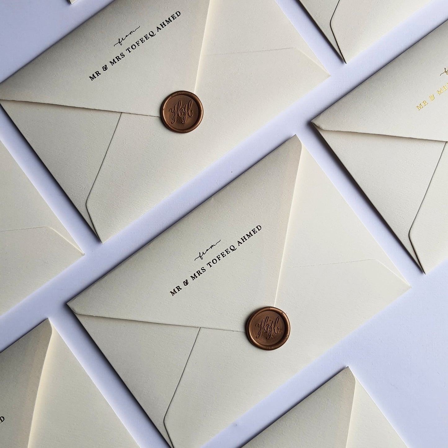 Elegant typography invitation